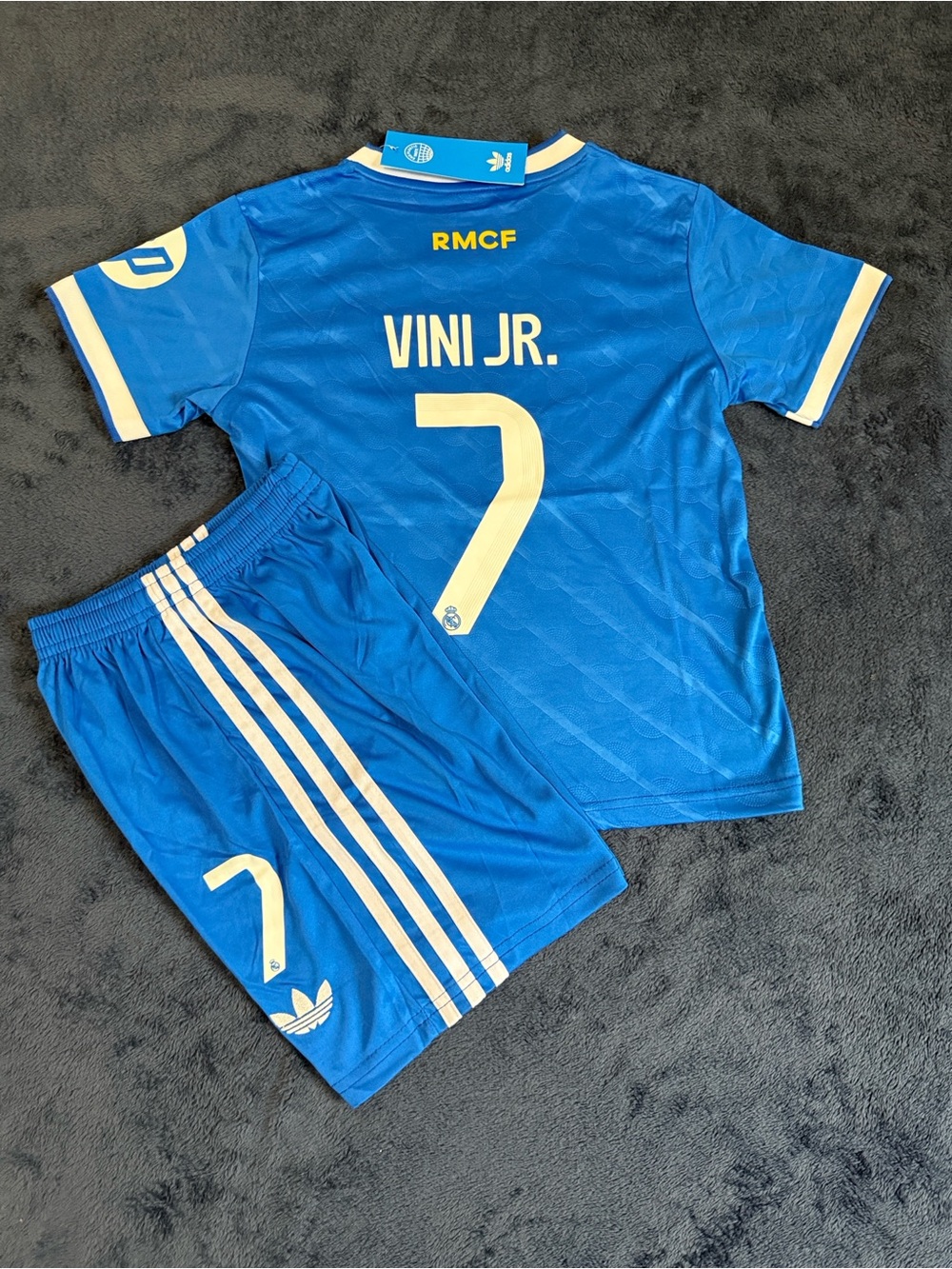 Real Madrid 2025/26 3rd kit #Vini Jr 7 # NWT#Kids' Jersey and Shorts Set